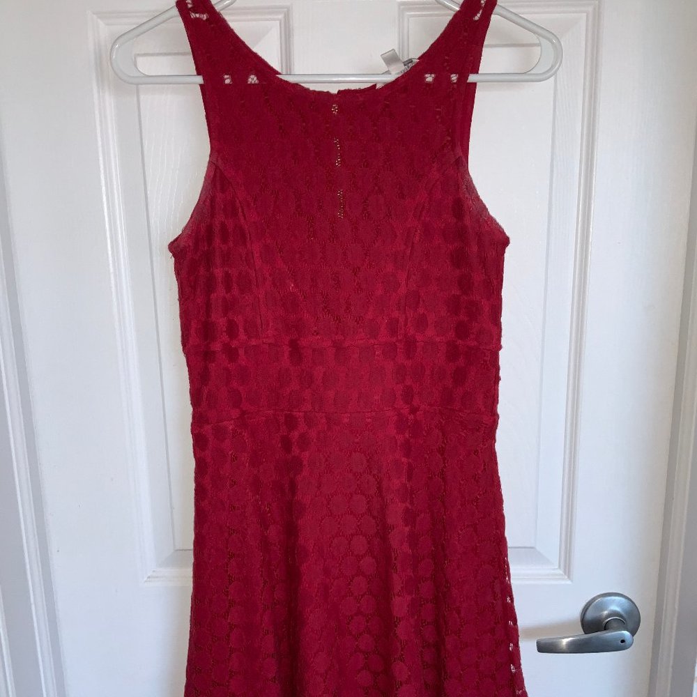 Lace Fit and Flare Dress